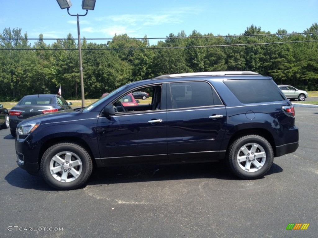 2015 Acadia SLE - Dark Sapphire Blue Metallic / Light Titanium photo #3