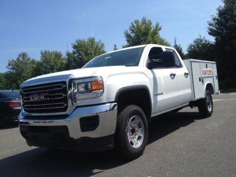 2015 GMC Sierra 2500HD Double Cab Utility Truck Data, Info and Specs