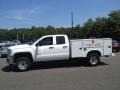 Summit White - Sierra 2500HD Double Cab Utility Truck Photo No. 3