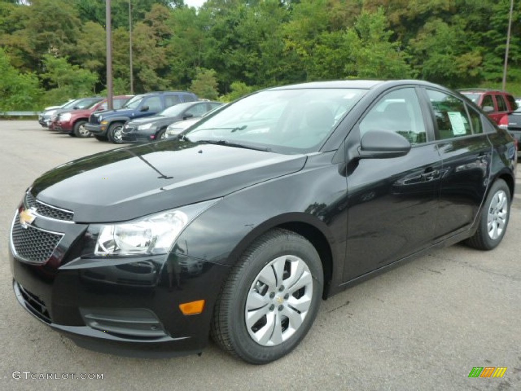 2014 Cruze LS - Black Granite Metallic / Jet Black/Medium Titanium photo #1
