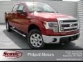 2014 Ruby Red Ford F150 XLT SuperCrew 4x4  photo #1