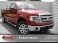 2014 Ruby Red Ford F150 XLT SuperCrew 4x4  photo #2