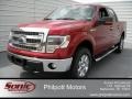 2014 Ruby Red Ford F150 XLT SuperCrew 4x4  photo #7