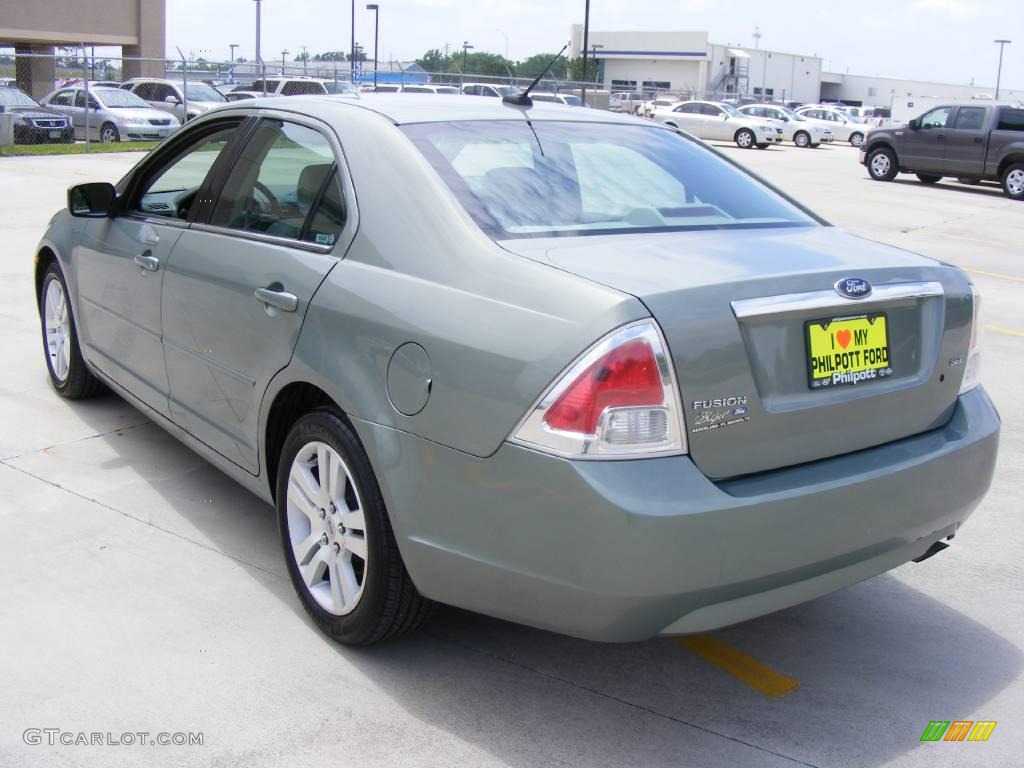 2008 Fusion SEL - Moss Green Metallic / Medium Light Stone photo #5