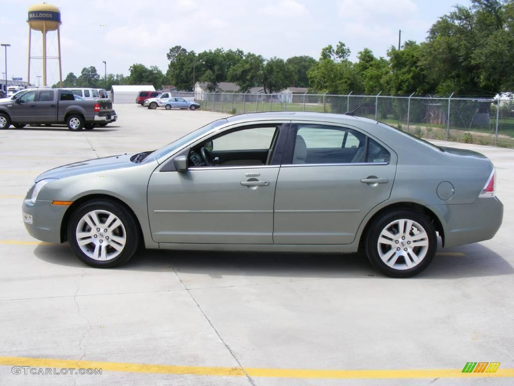 2008 Fusion SEL - Moss Green Metallic / Medium Light Stone photo #6