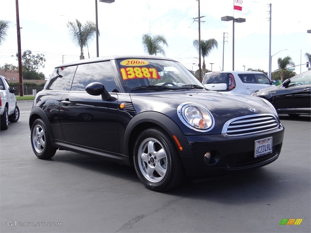 2008 Cooper Hardtop - Astro Black Metallic / Panther Black photo #1