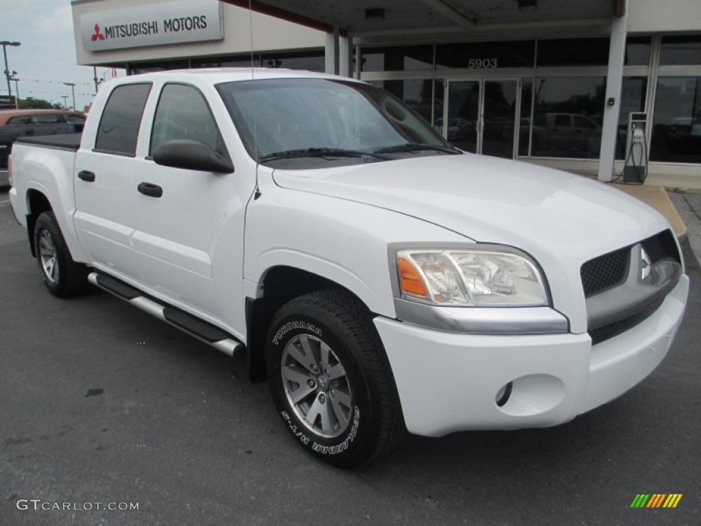 2007 Raider LS Double Cab - Arctic White / Slate photo #1