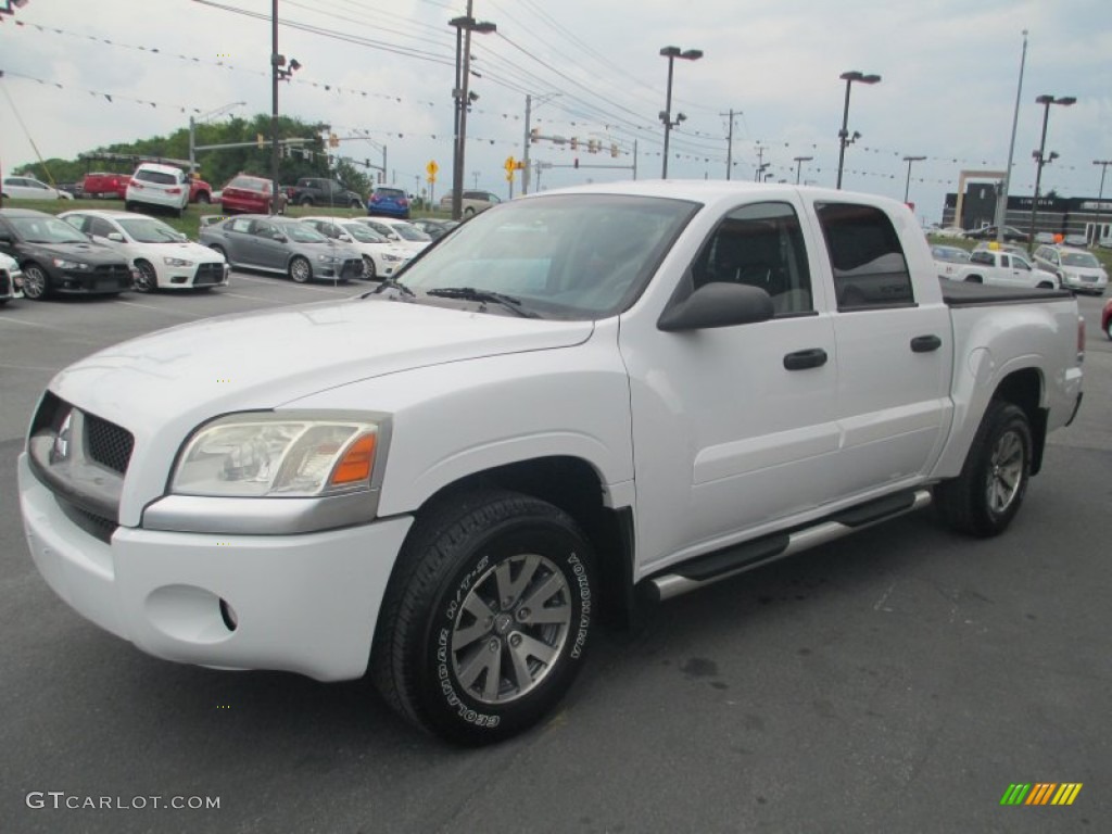 2007 Raider LS Double Cab - Arctic White / Slate photo #3