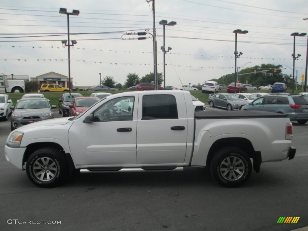 2007 Raider LS Double Cab - Arctic White / Slate photo #4