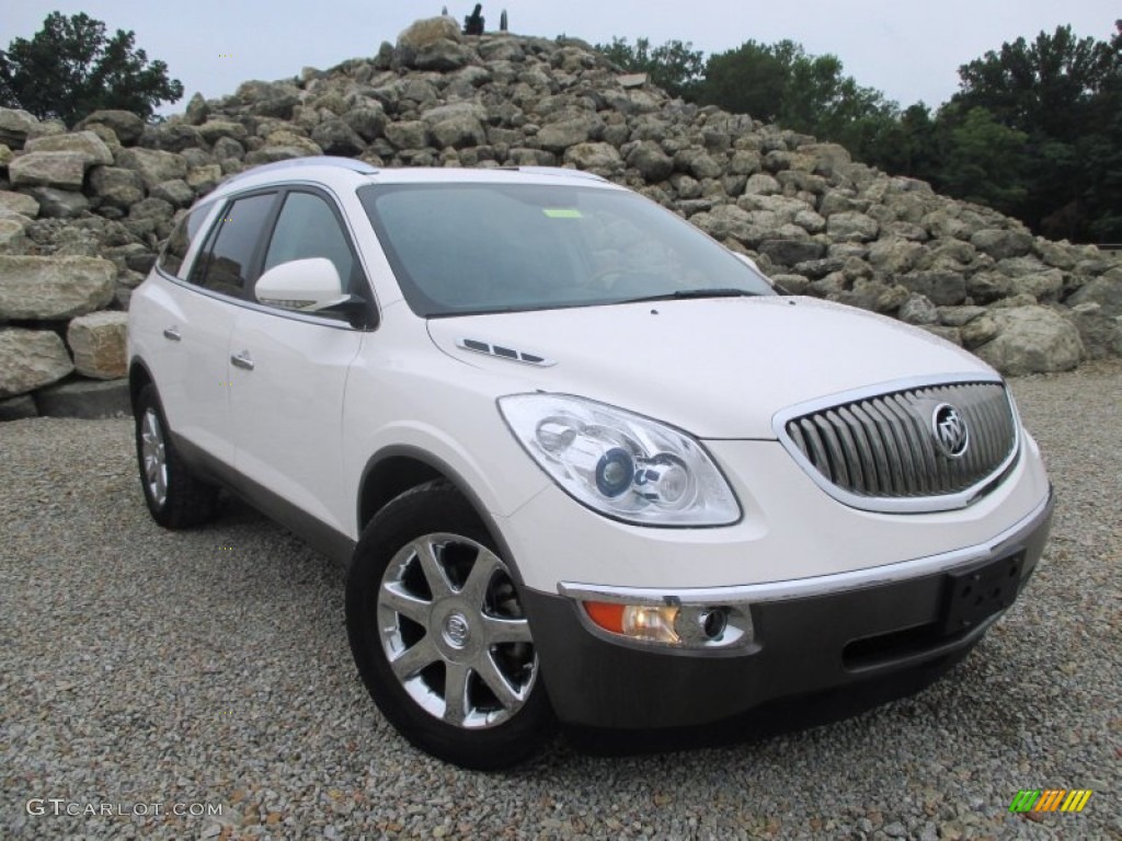 2008 Enclave CXL AWD - White Opal / Ebony/Ebony photo #1