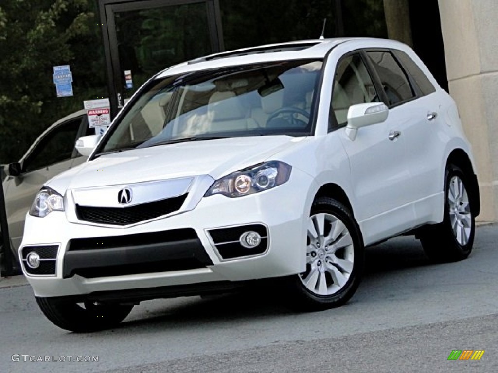 2012 RDX Technology - Bellanova White Pearl / Taupe photo #1