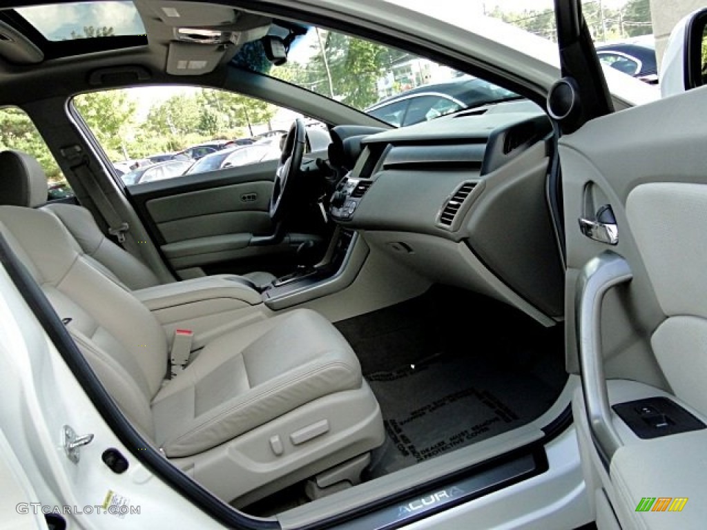 2012 RDX Technology - Bellanova White Pearl / Taupe photo #14