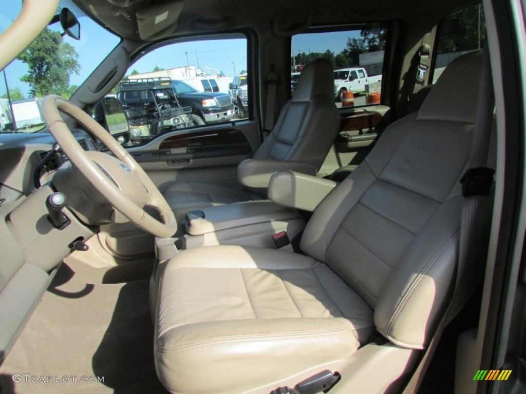 2003 F250 Super Duty Lariat Crew Cab 4x4 - Arizona Beige Metallic / Medium Parchment Beige photo #32