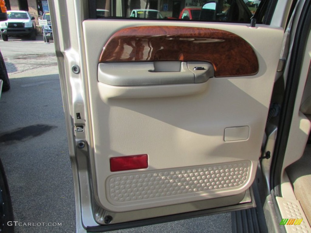 2003 F250 Super Duty Lariat Crew Cab 4x4 - Arizona Beige Metallic / Medium Parchment Beige photo #37