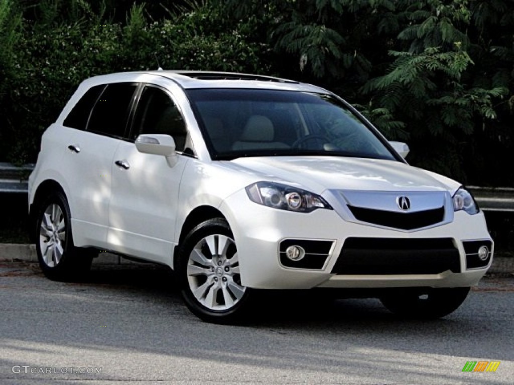 2012 RDX Technology - Bellanova White Pearl / Taupe photo #34