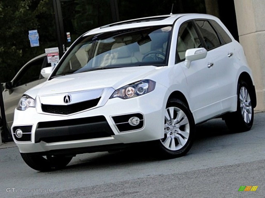2012 RDX Technology - Bellanova White Pearl / Taupe photo #37