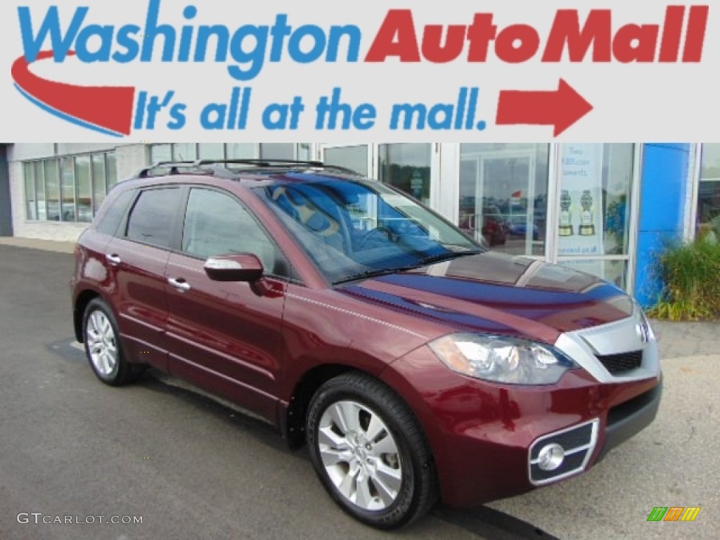 2012 RDX Technology SH-AWD - Basque Red Pearl II / Taupe photo #1