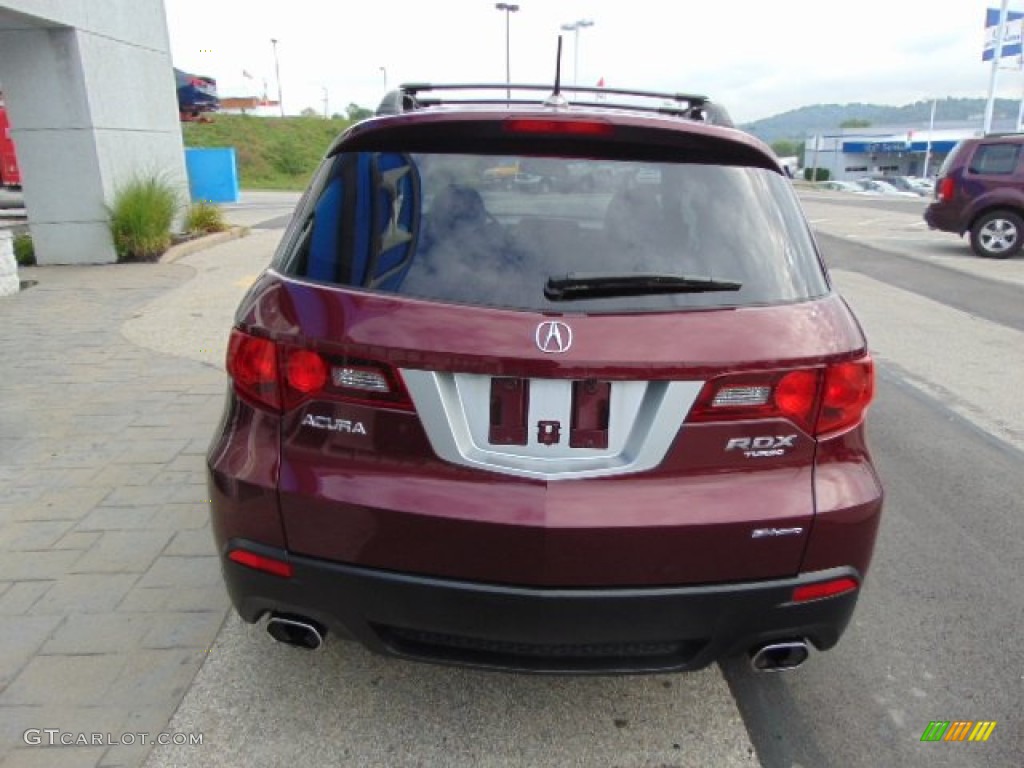2012 RDX Technology SH-AWD - Basque Red Pearl II / Taupe photo #9