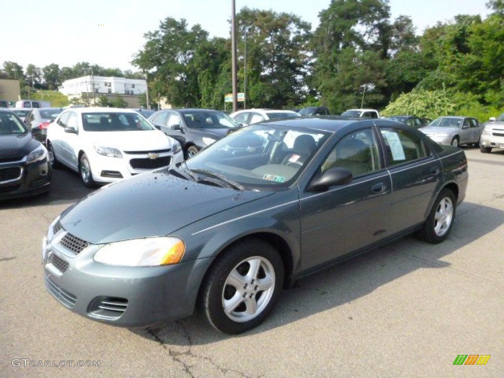 2006 Stratus SXT Sedan - Magnesium Pearlcoat / Dark Slate Grey photo #1