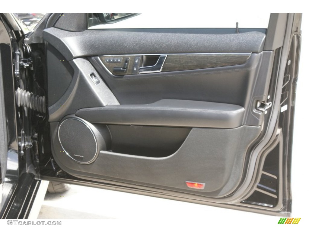 2008 Mercedes-Benz C 63 AMG Black Door Panel Photo #96598229
