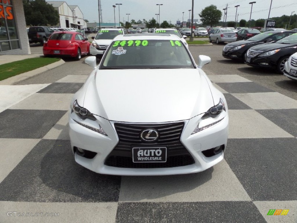 2014 IS 250 - Starfire Pearl / Parchment photo #2