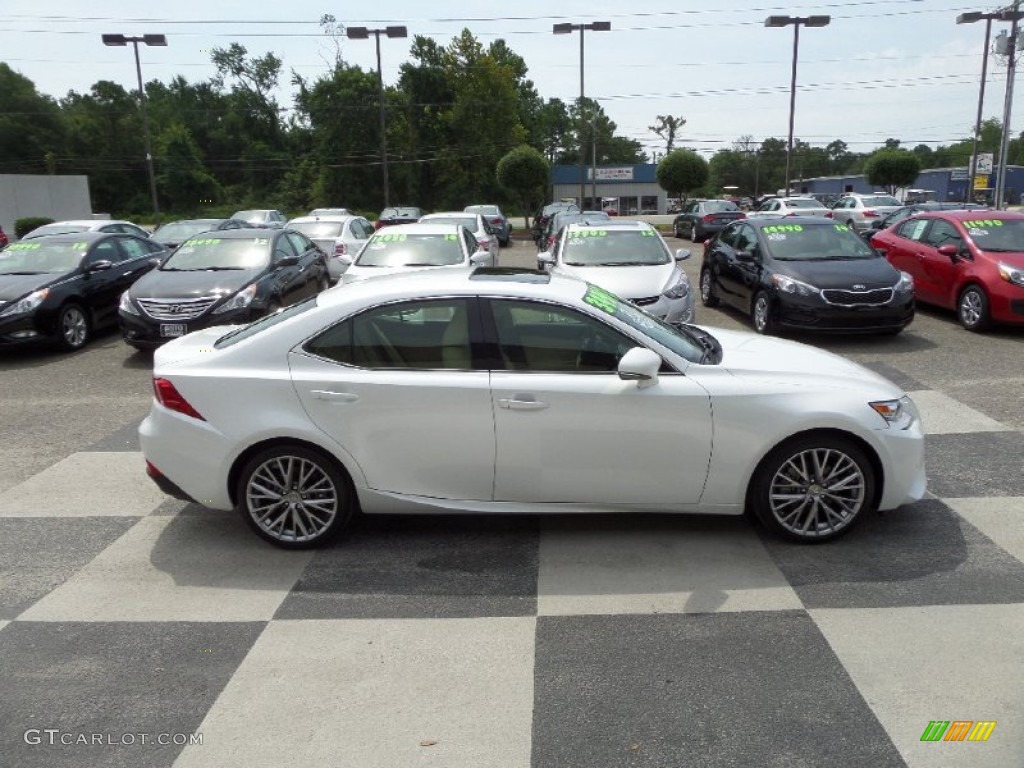 2014 IS 250 - Starfire Pearl / Parchment photo #3