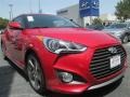 2014 Boston Red Hyundai Veloster Turbo  photo #1