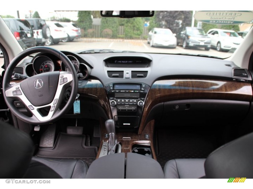 2011 Acura MDX Standard MDX Model Ebony Dashboard Photo #96601175