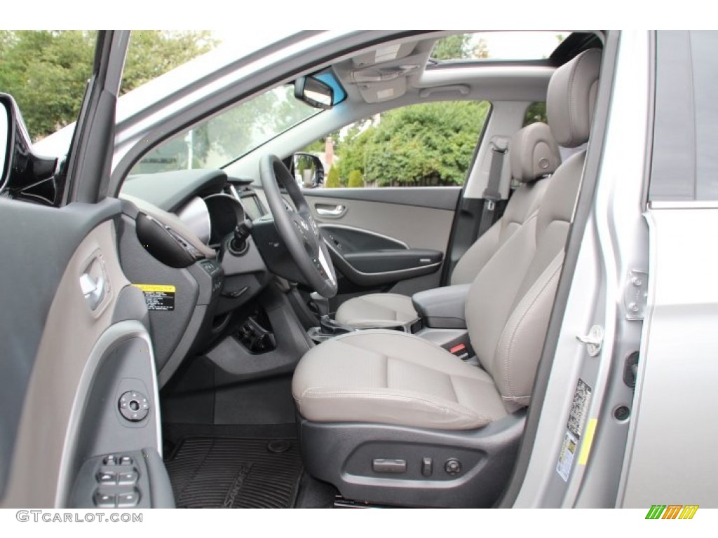 Gray Interior 2014 Hyundai Santa Fe Limited AWD Photo #96602759