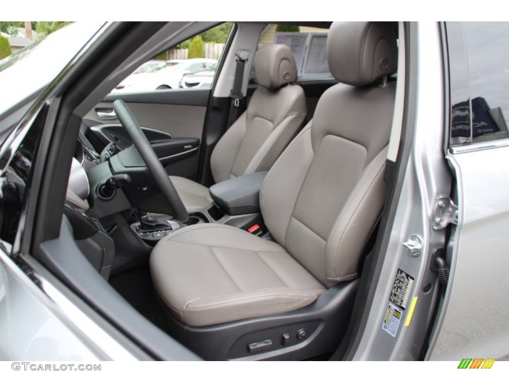 Gray Interior 2014 Hyundai Santa Fe Limited AWD Photo #96602786