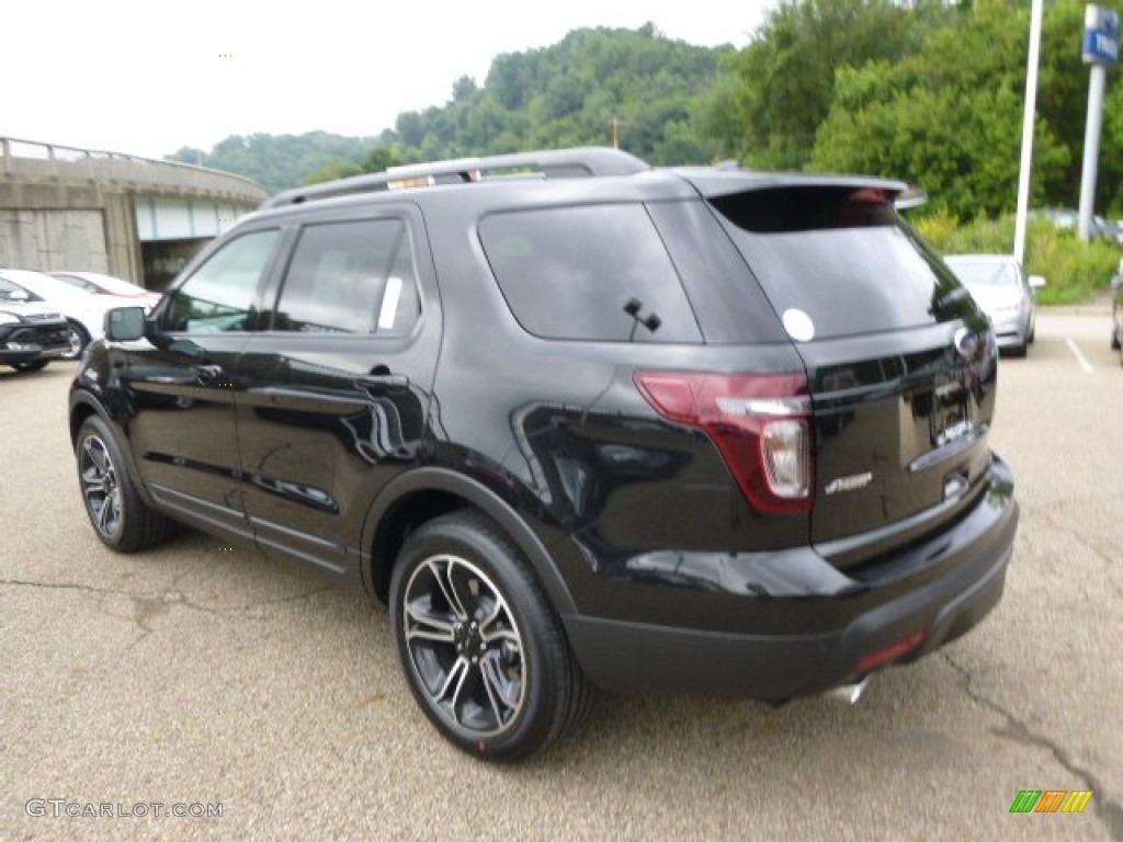 2015 Explorer Sport 4WD - Tuxedo Black / Sport Charcoal Black photo #6