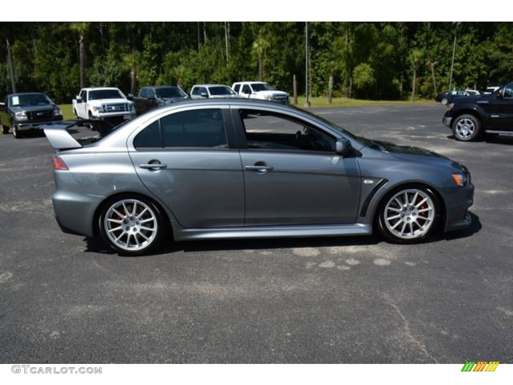 2014 Lancer Evolution GSR - Mercury Gray / Black photo #4