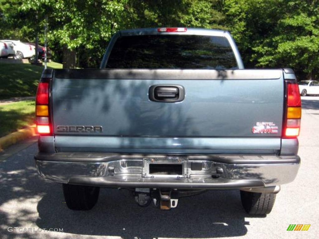 2006 Sierra 1500 SLT Crew Cab 4x4 - Stealth Gray Metallic / Neutral photo #3