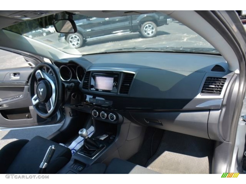 2014 Lancer Evolution GSR - Mercury Gray / Black photo #20