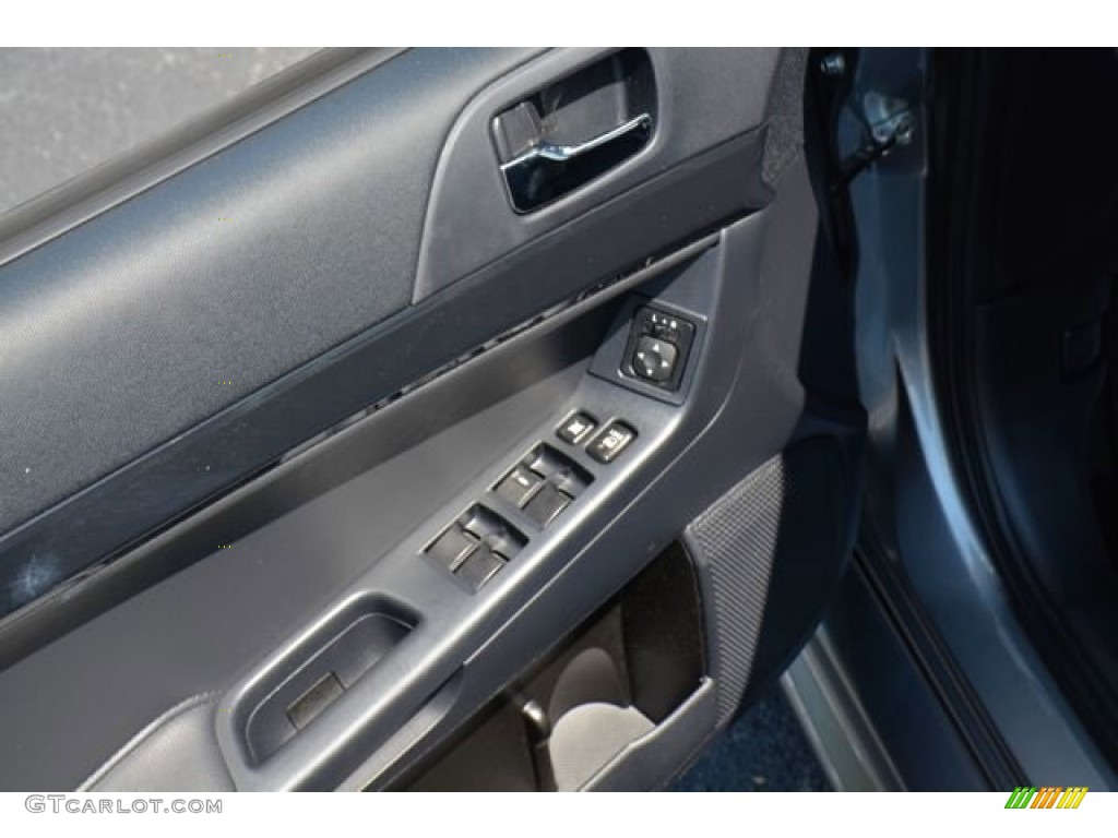 2014 Lancer Evolution GSR - Mercury Gray / Black photo #23