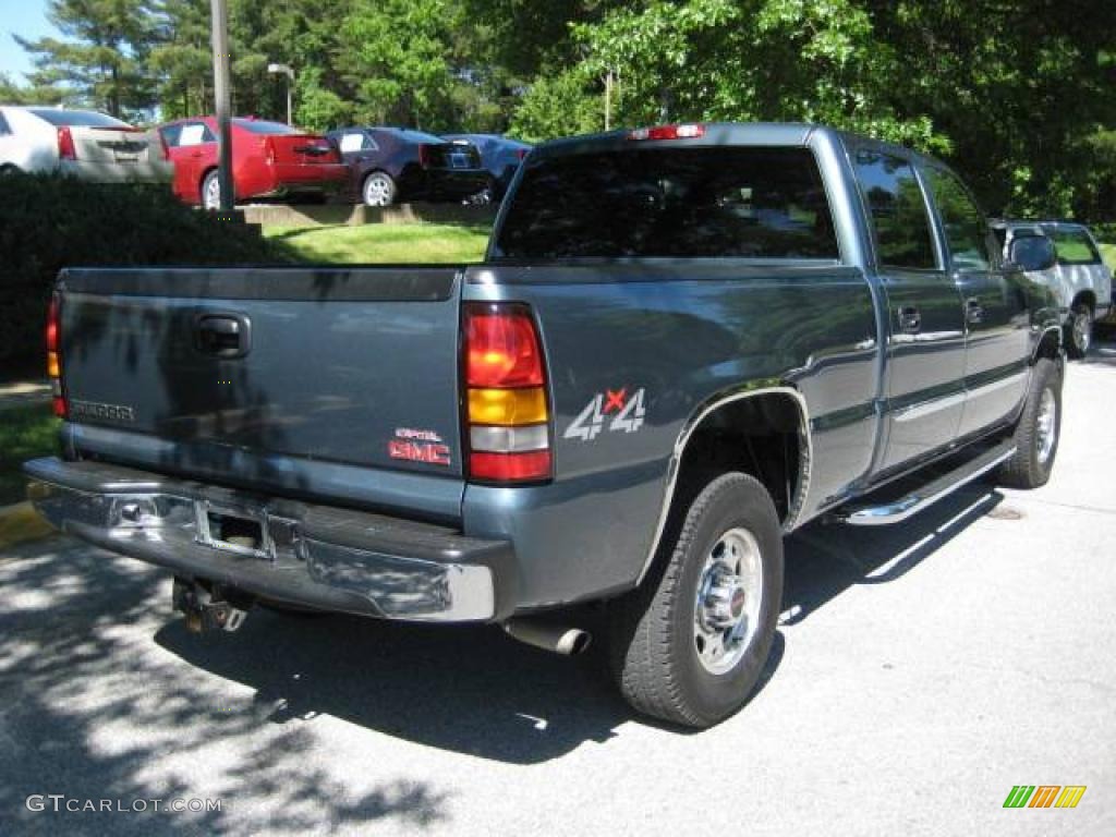 2006 Sierra 1500 SLT Crew Cab 4x4 - Stealth Gray Metallic / Neutral photo #4