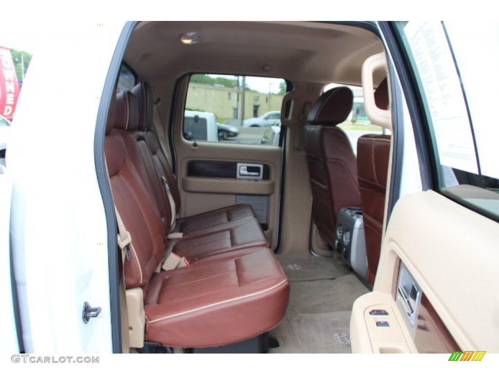 2011 F150 King Ranch SuperCrew 4x4 - Oxford White / Chaparral Leather photo #26