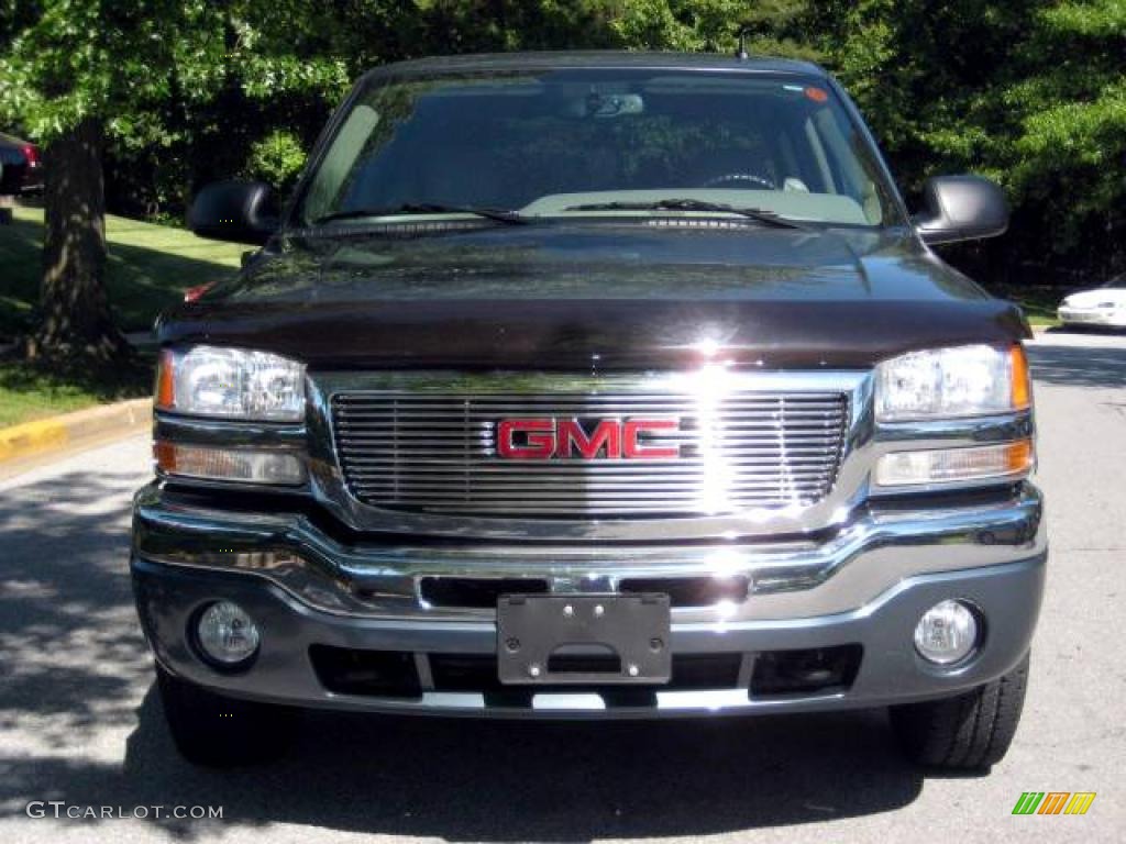 2006 Sierra 1500 SLT Crew Cab 4x4 - Stealth Gray Metallic / Neutral photo #7