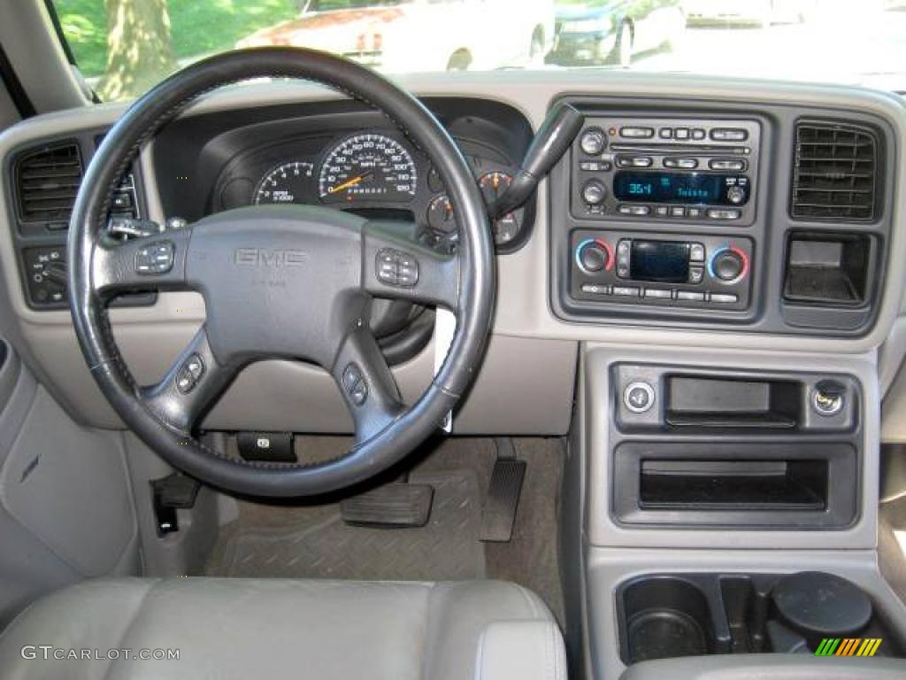 2006 Sierra 1500 SLT Crew Cab 4x4 - Stealth Gray Metallic / Neutral photo #15