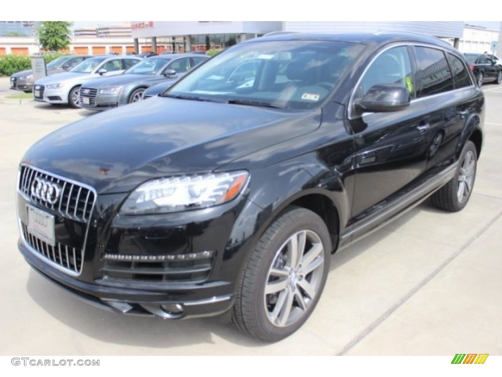 Orca Black Metallic 2015 Audi Q7 3.0 Premium Plus quattro Exterior Photo #96605867