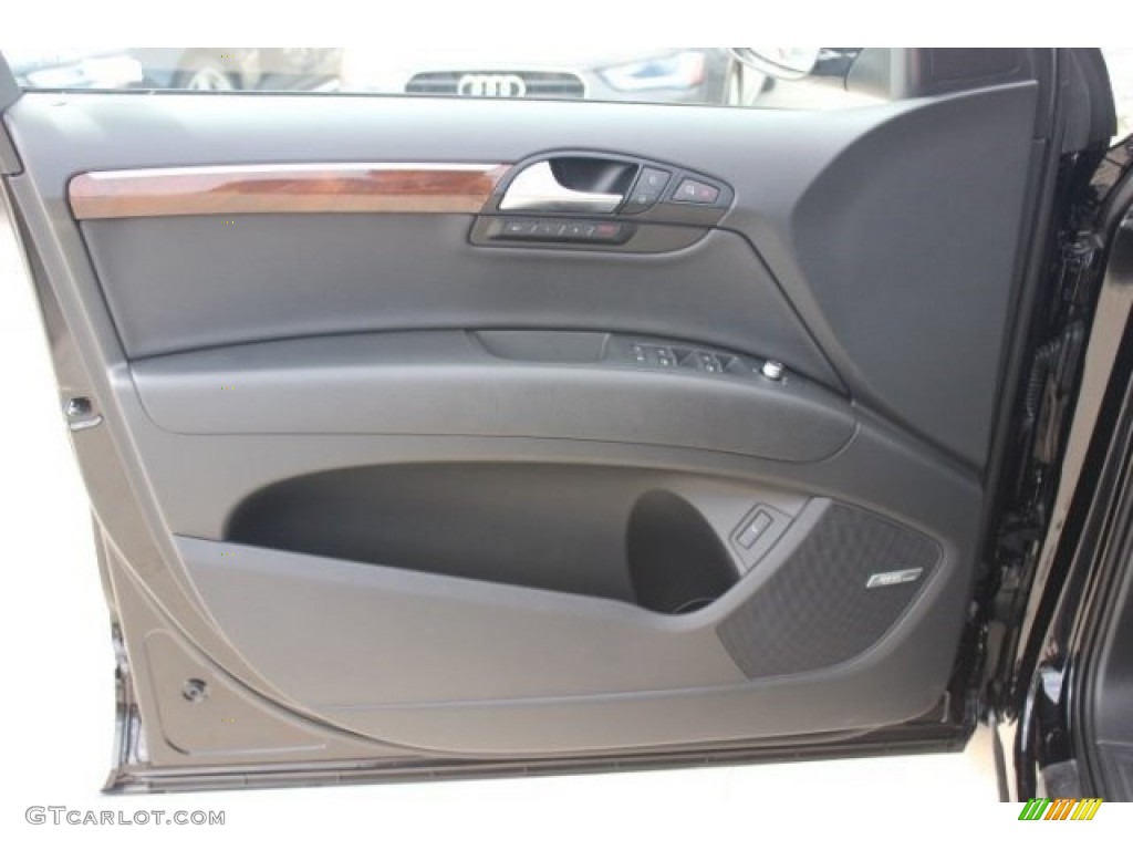 2015 Audi Q7 3.0 Premium Plus quattro Black Door Panel Photo #96606017