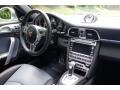 Black/Titanium Blue 2012 Porsche 911 Turbo S Coupe Dashboard