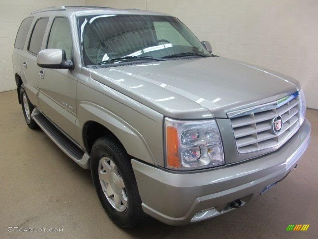 2002 Escalade AWD - Silver Sand / Shale photo #1