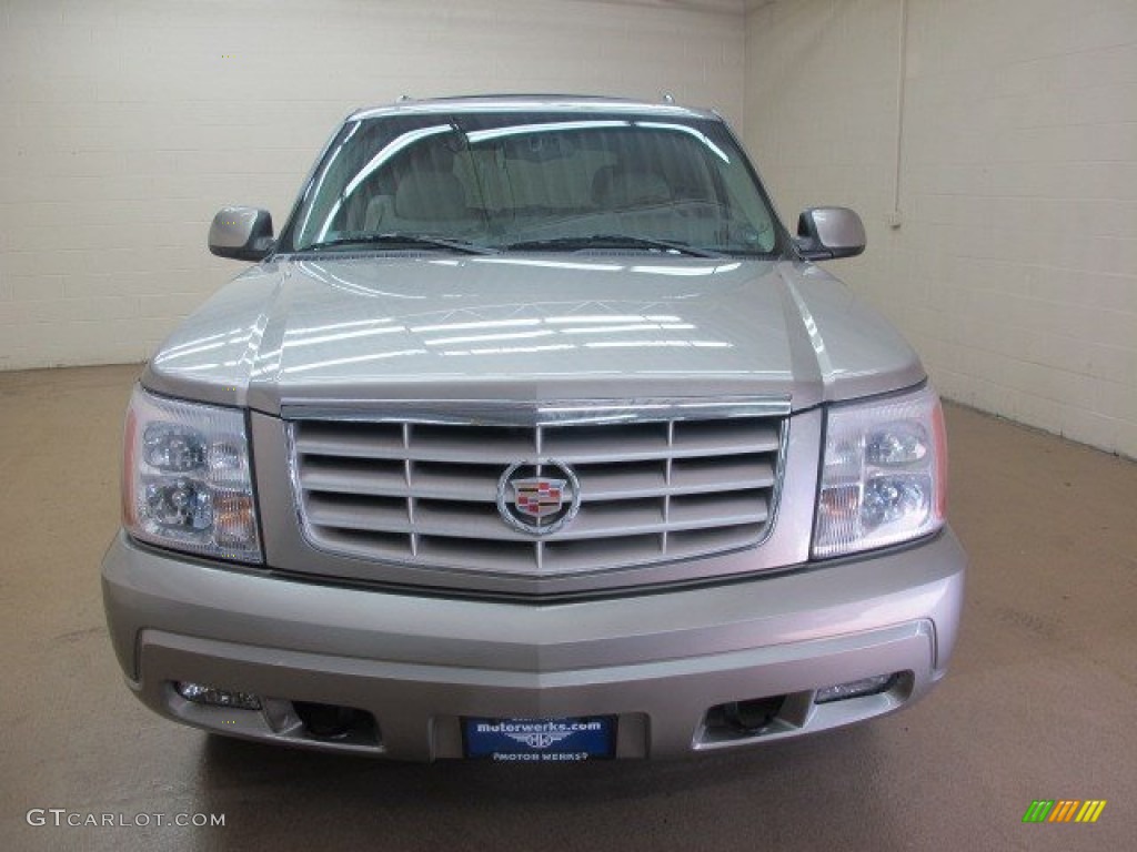 2002 Escalade AWD - Silver Sand / Shale photo #2