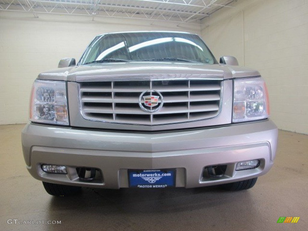 2002 Escalade AWD - Silver Sand / Shale photo #3