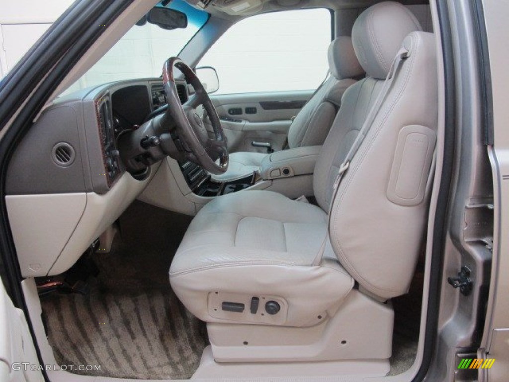 2002 Escalade AWD - Silver Sand / Shale photo #17