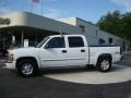 2006 Summit White GMC Sierra 1500 SLT Crew Cab 4x4  photo #1