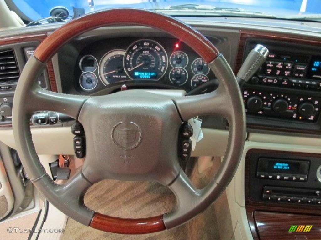 2002 Escalade AWD - Silver Sand / Shale photo #36
