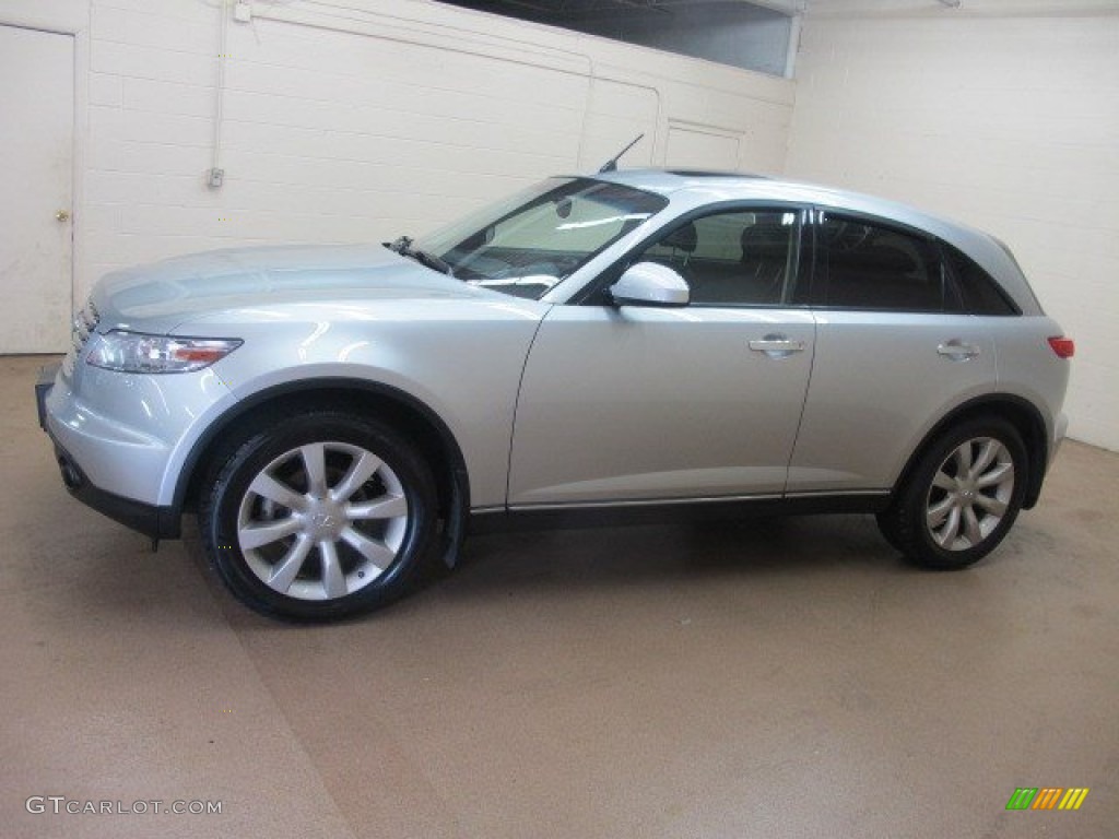 2003 FX 35 AWD - Brilliant Silver Metallic / Graphite Black photo #4