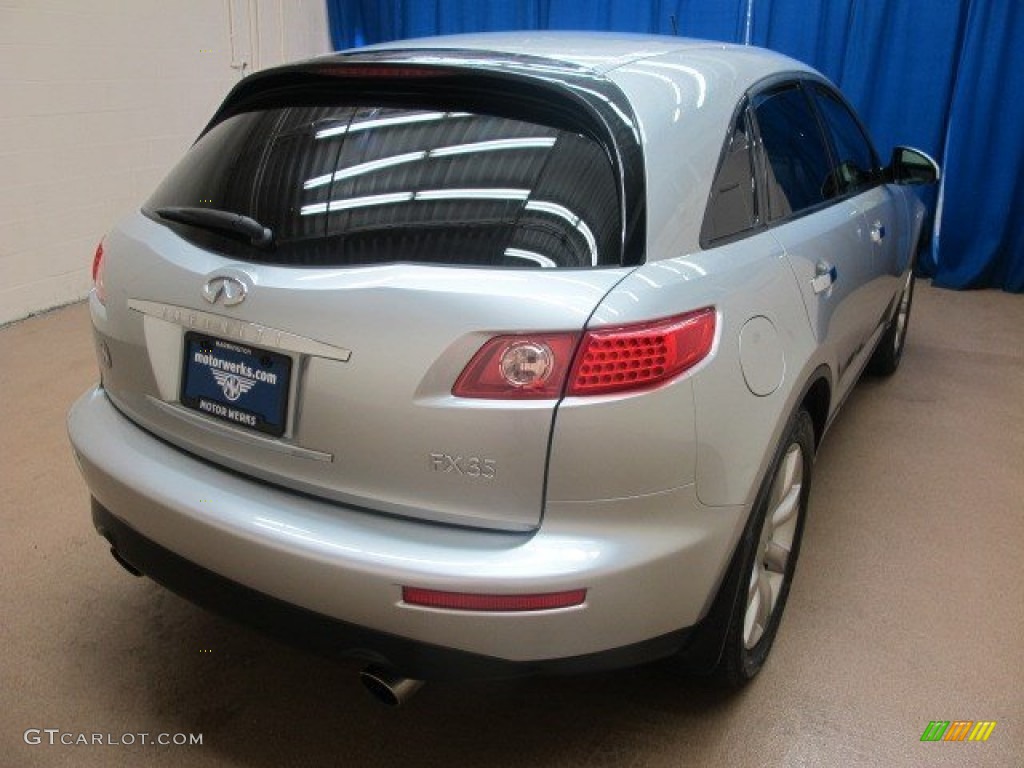2003 FX 35 AWD - Brilliant Silver Metallic / Graphite Black photo #8